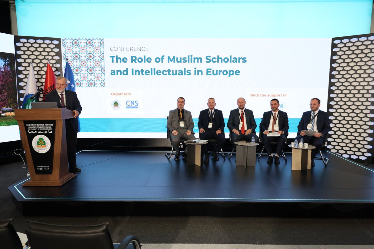 RexhepSuma's tweet photo. The Role of Muslim Scholars as Epistemological Intermediaries in the Dialogue between Religions and Cultures: An Integrative Methodological Approach” was my presentation at the international conference: The Role of Muslim Scholars and Intellectuals in Europe.
Prishtina,3-4.10.'25 https://t.co/fPCBki6qyZ