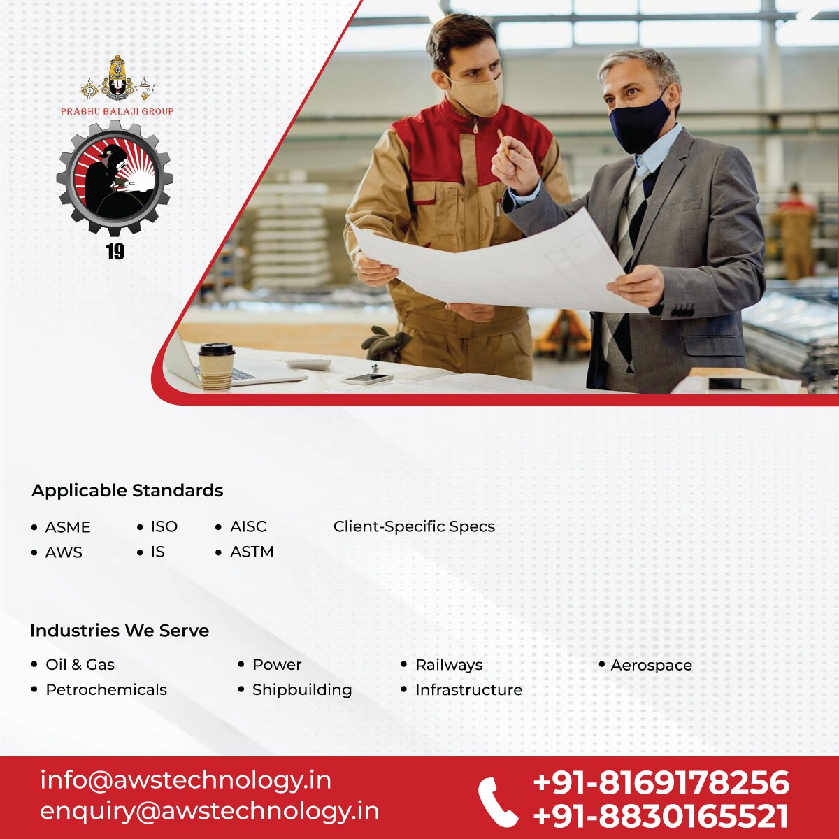 AWS_Tech_Center's tweet image. Third-Party Inspection Services

✔️ ASME, ISO, AWS, ASTM compliance
✔️ Independent &amp;amp; reliable inspections
✔️ Serving Oil &amp;amp; Gas, Power, Railways, Shipbuilding &amp;amp; more

📞 +91-8169178256 | ✉️ enquiry@awstechnology.in

#Inspection #QualityControl #IndustrialStandards #ASME #ISO #AWS