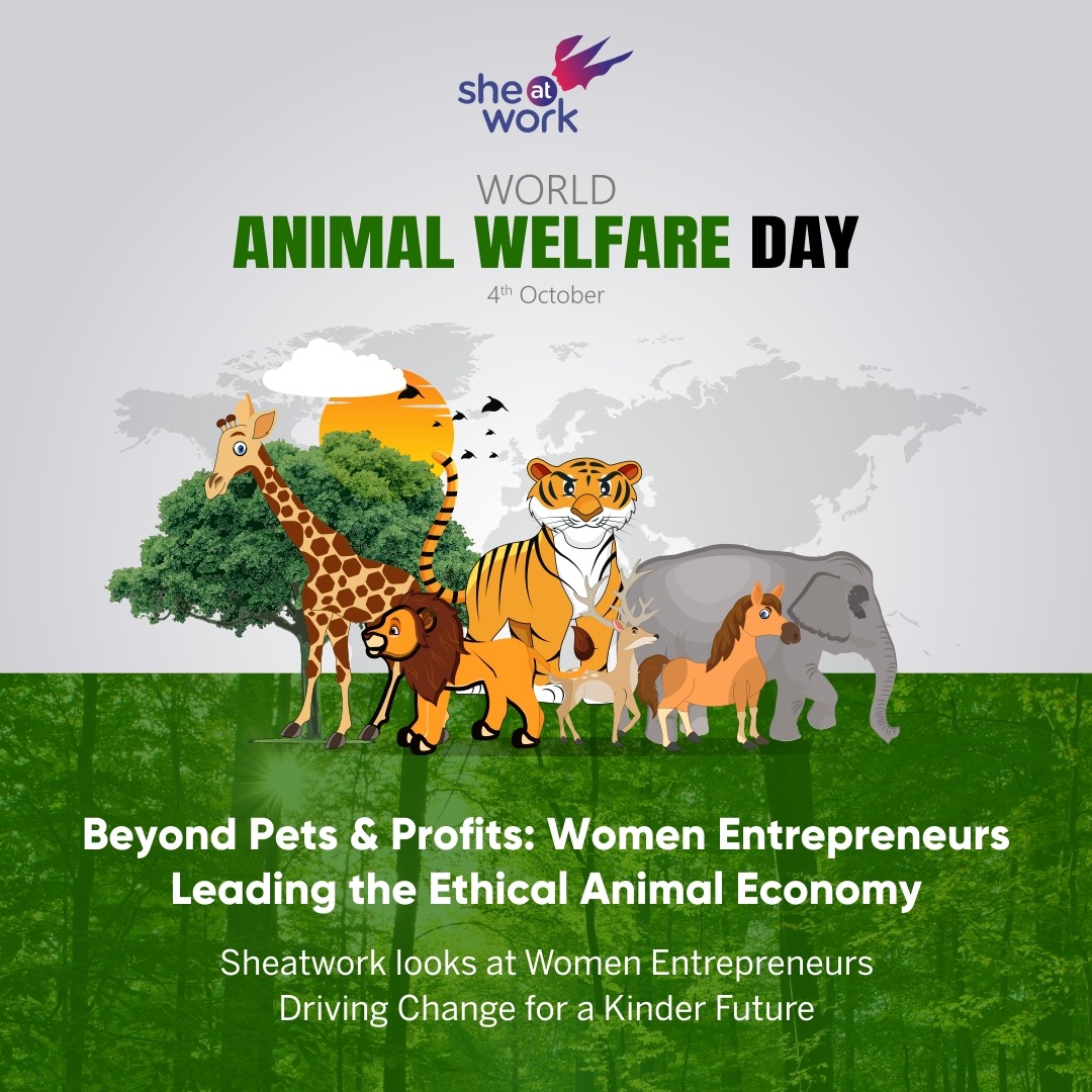 Women entrepreneurs are leading the way in ethical animal care, combining innovation, compassion &amp; enterprise for a kinder future. 🐾🌱 
#WorldAnimalWelfareDay #WomenForAnimals #EthicalBusiness

Read More: 
shorturl.at/bKlJ5