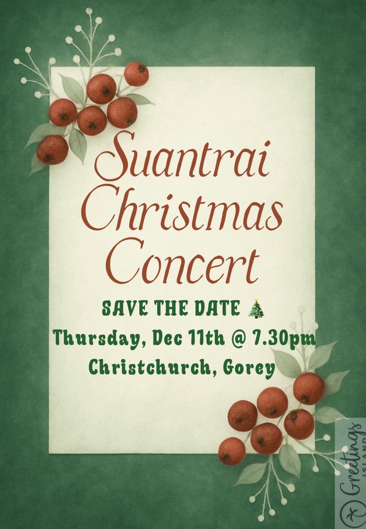 SaraClancy's tweet photo. 🎄🎶Save the Date 🎶🎄 https://t.co/1r06YDuOnS