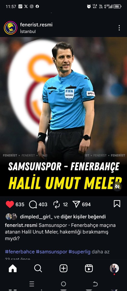 Samsunspor-fenerbahçe maçına neden bu adam atandı hani hakemliği bırakmıştı <a href="/1907medya__/">1907 Medya</a> <a href="/ajansfenercom/">Fener Ajans 🇹🇷</a> <a href="/fenermarkajorg/">Fener Markaj</a> <a href="/FenerGlobalOrg/">Fener Global</a> <a href="/TFF_Org/">TFF</a> <a href="/MHK_Resmi/">Merkez Hakem Kurulu</a> 
Taraftarlara bi açıklama yapın  Fenerbahçe güçlenince ali koç gidince hemen tekrar hakem mi oldu #halilumutmeler