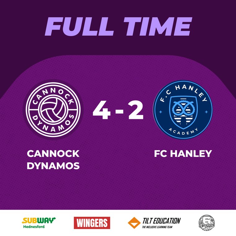 Highlights: Cannock Dynamos 4 - 2 FC Hanley #Pitchero
pitchero.com/clubs/cannockd…