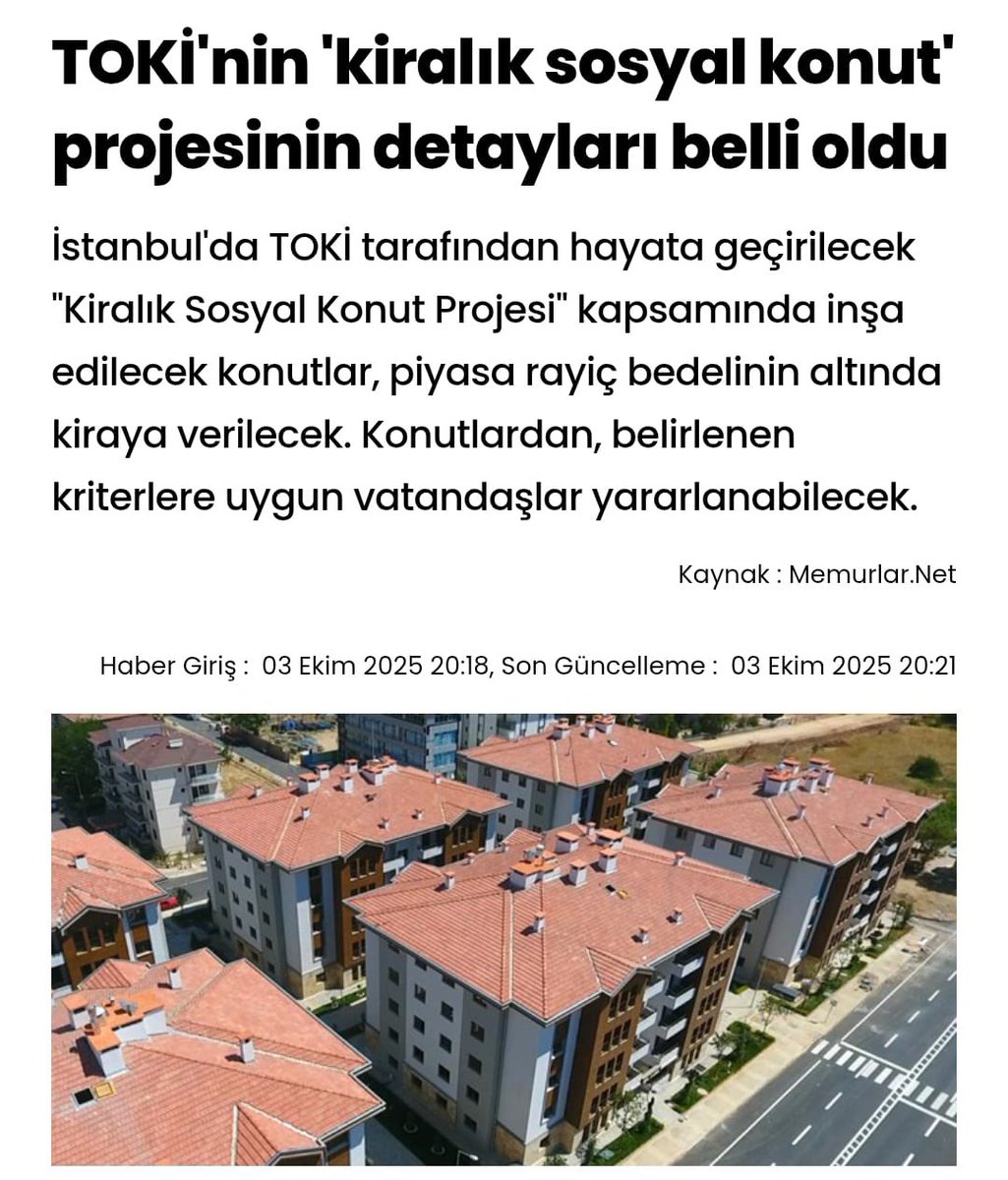 Kiralık Konut Kampanyasında memurlar için ayrı kontenjan açılmalıdır!

TOKİ'nin, İstanbul'da hayata geçireceği "Kiralık Sosyal Konut Projesi" vatandaşlarımızın üzerindeki kira yükünü hafifletmek açısından önemli bir proje olacaktır.

Devlet Memurları Konfederasyonu olarak