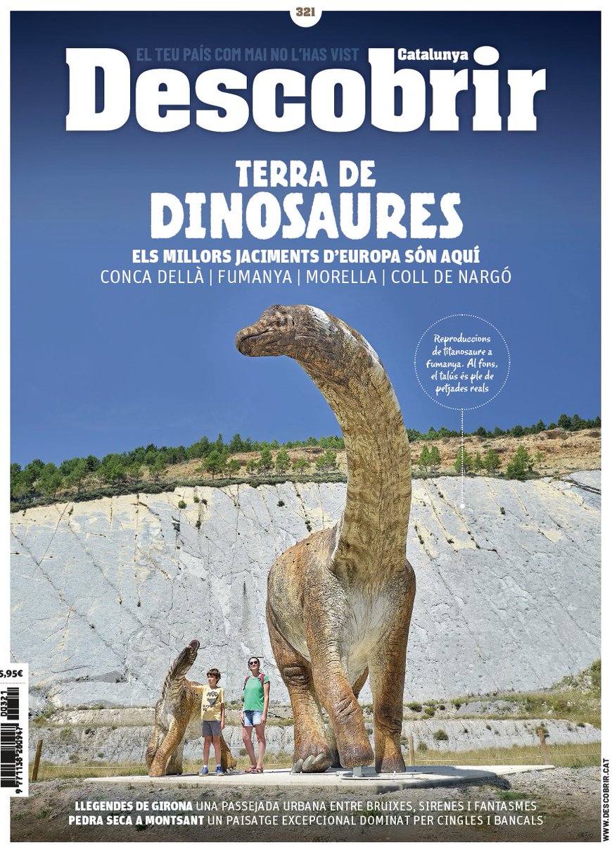 La Conca Dellà té un patrimoni paleontòlogic de gran rellevància a escala europea. Aquest mes, a la revista
<a href="/descobrircat/">Descobrir.cat</a> , hi he pogut un escriure un reportatge sobre aquesta riquesa. I de pas, també hi trobareu altres zones properes també extraordinàries. No us la perdeu!