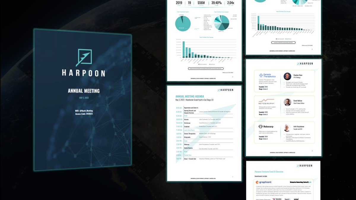 Visual_Hackers's tweet image. Before partnering with us, the team at Harpoon was wasting a lot of time preparing presentations & documents. Our collaboration was to support them during their Annual General Meeting, for which they needed a wide range of materials, from signage & handouts to their presentation.