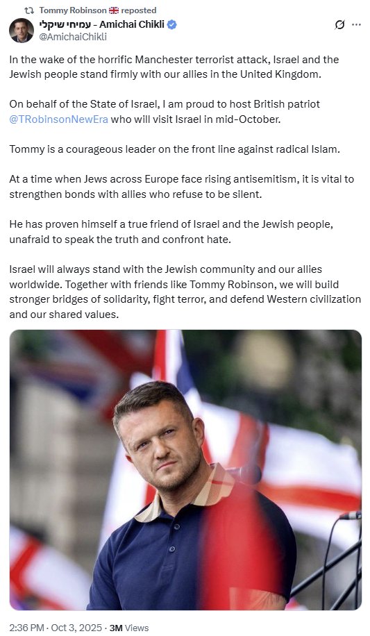 TRobinsonNewEra's tweet image. Only accounts who Penfold (aka Nick Lowles) knows can reply to his post, which should tell you something just for a start.

Also, the Jewish diaspora both in the USA and in Europe seem to be 'led' by some pretty radical, revolutionary, far left, woke Jewish wankers, who only…