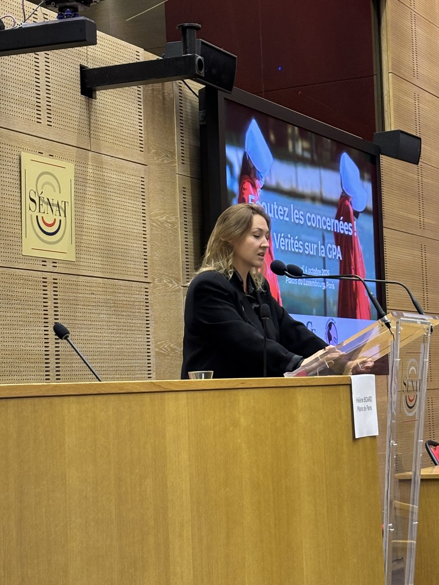 CIAMS_Coalition's tweet image. En conclusion, Hélène Bidard, adjointe à la maire de #Paris, a rappelé avec force que la gestation pour autrui est incompatible avec une République fondée sur la #dignité humaine. « Voulons-nous une société de l’égalité et du respect, ou bien un marché absolu où l’utérus des…
