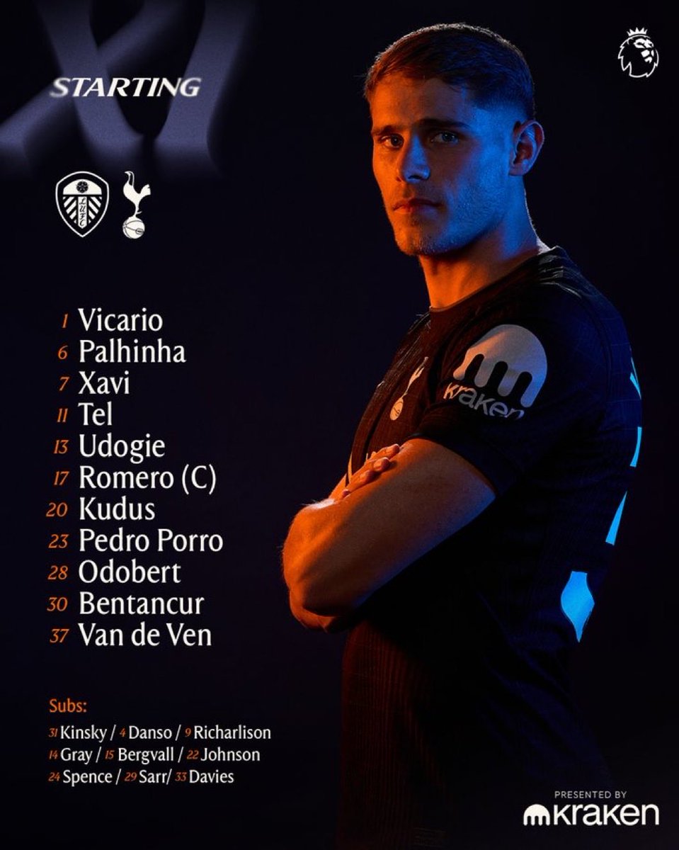 thespursweb's tweet image. 🚨 𝗧𝗘𝗔𝗠 𝗡𝗘𝗪𝗦 🚨 

Thoughts on the XI? 👇