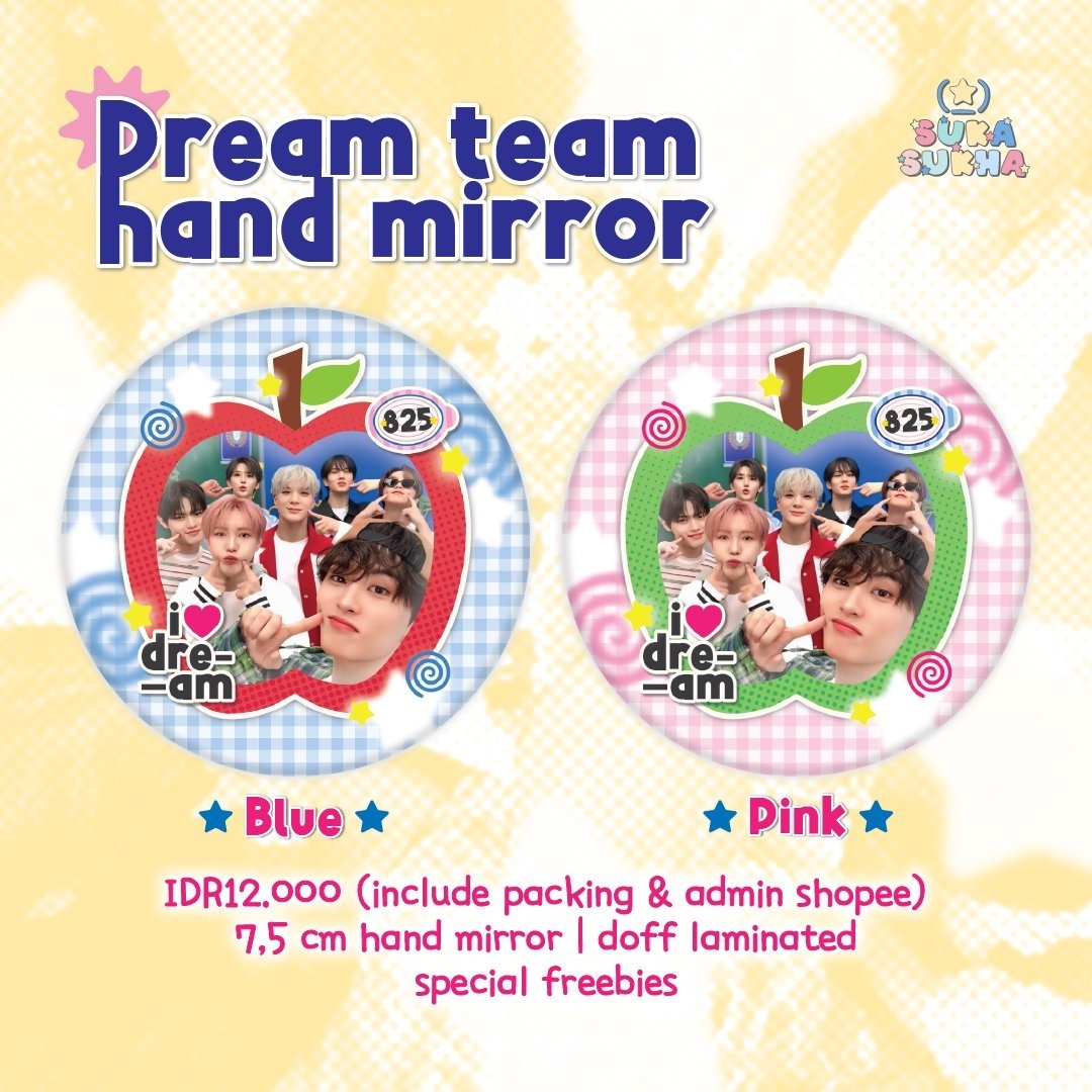 Halooww!! ak ada ready stock apple dreamies pocket mirror🍎🪞 kaya gini xixixi cuma 12k aja udh include packing sm admin syopiii^___^ adakh yg mawwww? thankieeees sells! (_sukasukha)