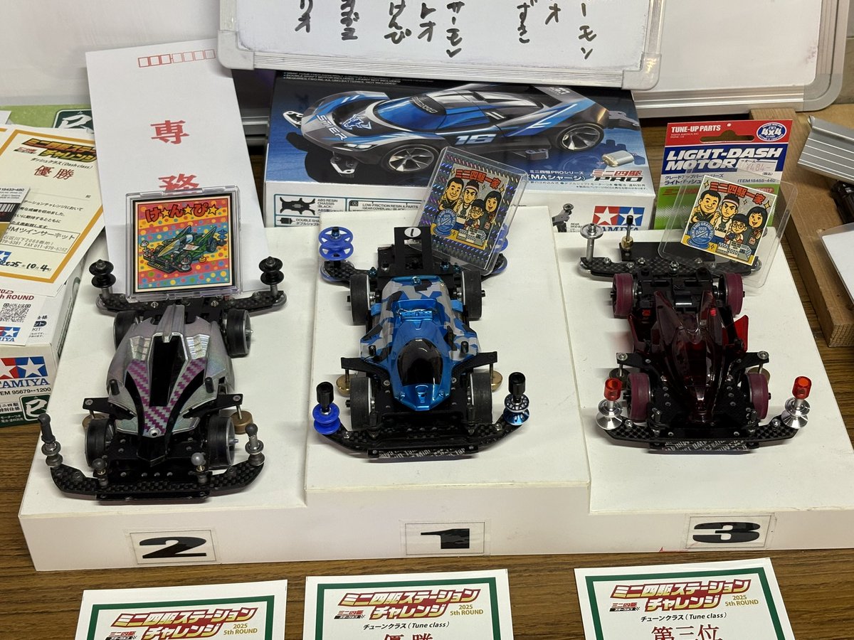 maruko_puniko's tweet image. ツインのレース🏎️
チューンで長男優勝🏆次男3位🥉✨
２位のけんぴ君速かったから、完走してたら負けてた💦いい仲良しライバルがいて嬉しいです☺️🫶

B-MAXはパパが決勝Ｔ進出👍
私は…完走出来ず終了…😇

オープンは頑張るぞ😤