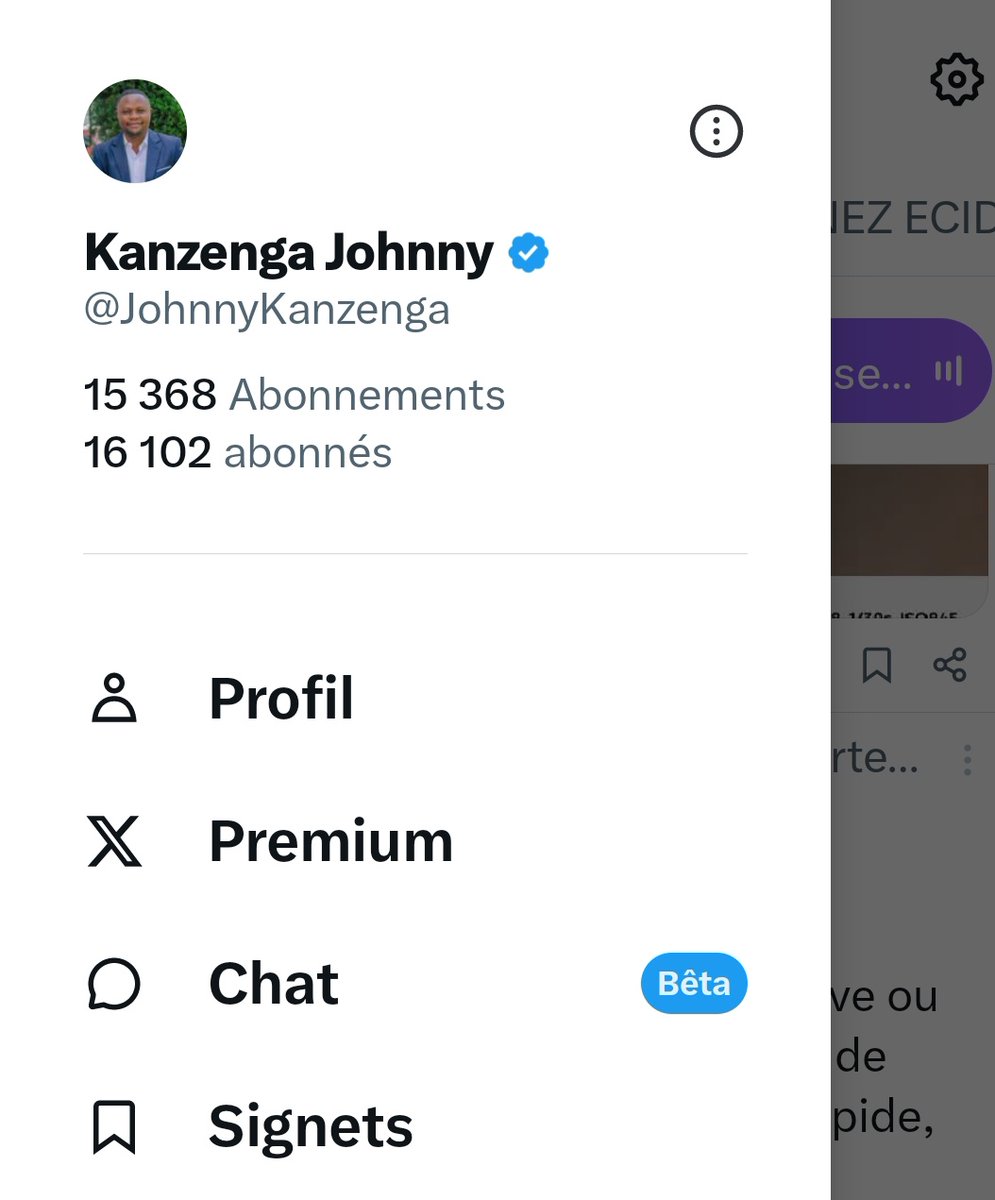 Certification du compte 

À la communauté tweettosfère, j'ai le réel plaisir de vous annoncer la certification de mon compte.

Merci à <a href="/ImperiumDan/">Daniel-louis Mpela</a> qui m'a aidé à réaliser cet objectif.🙏