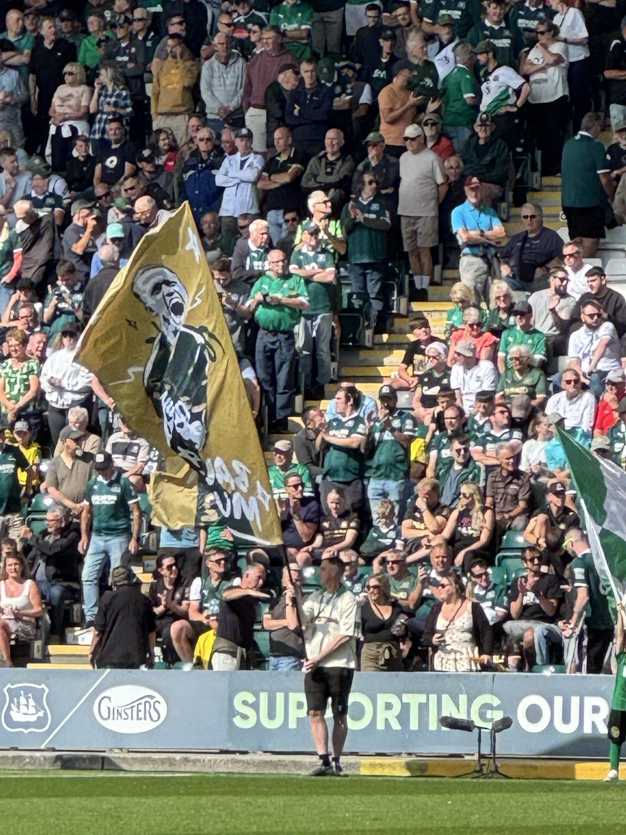 Due to the high winds today it has been agreed with the match day safety team that we will have no flag activities at all today on health and safety grounds. 
#pafc