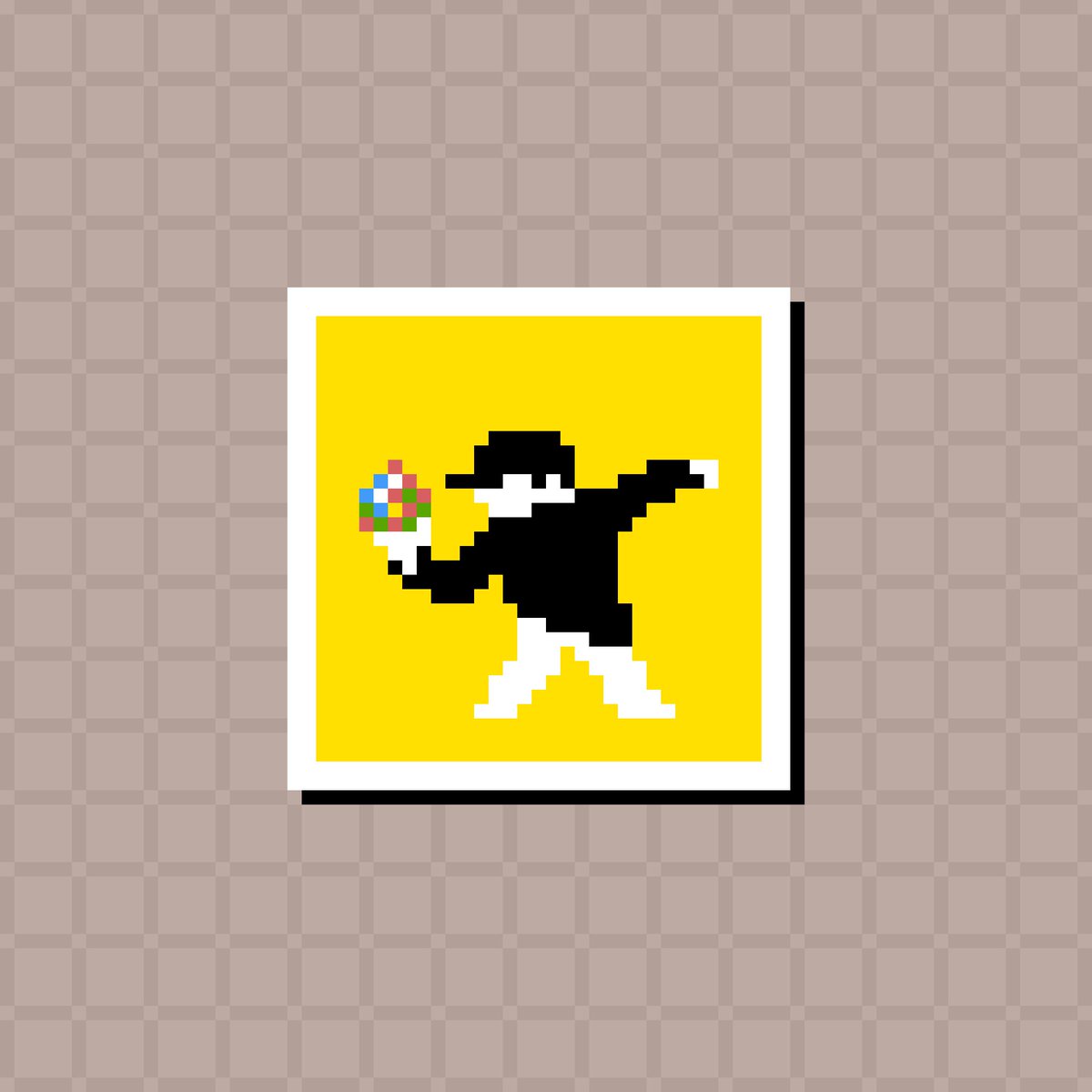 potototototom's tweet photo. #冬ドまでドット絵しりとり
13日目:リーゼント⇨『投擲』💐
#ドット絵 #pixelart
#FlowerThrower https://t.co/zzJ1jSk1Ky