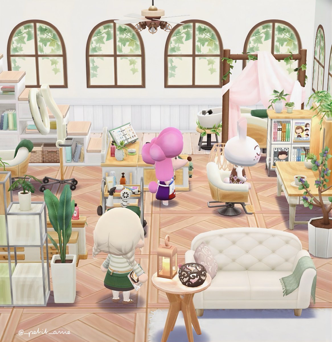 𝘩𝘢𝘪𝘳 𝘴𝘢𝘭𝘰𝘯 🐩✁✃

#ポケ森
#ポケ森コンプリート #ポケ森レイアウト