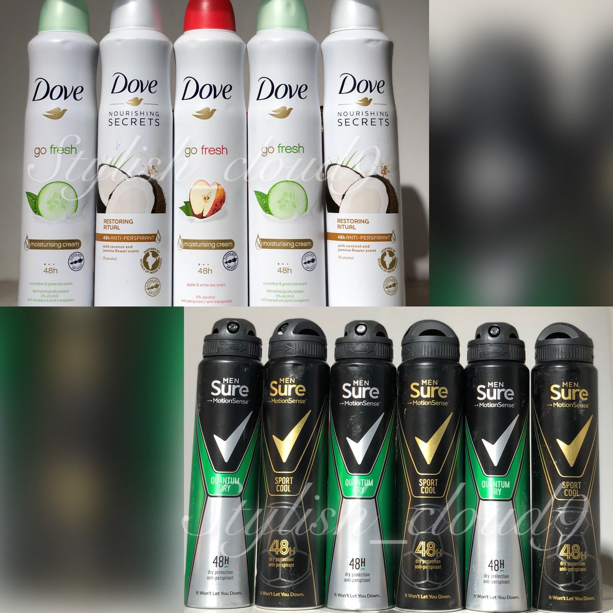 Anti - Perspirant Spray (Dove and Sure) 

🏷️ 4500 EACH
