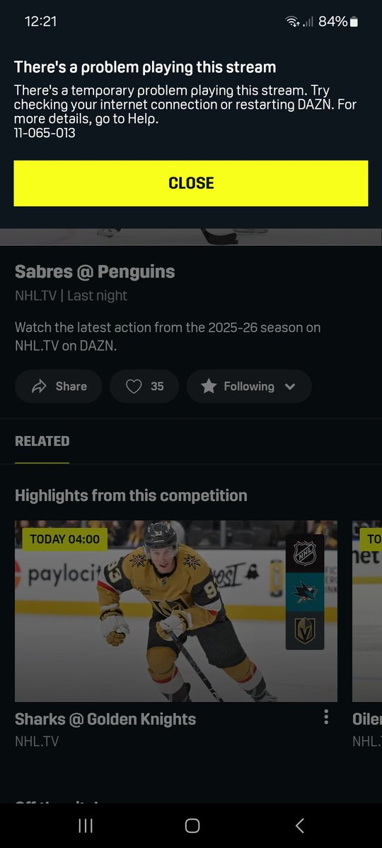 mijsgeer's tweet photo. @NHL360FR Celui des Sabres marche pas chez moi je vais essayer un autre https://t.co/fwUTxZIHKq