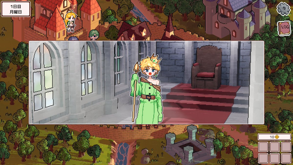 chibicode280's tweet image. 魔王を倒すためには、多くの人々の助けが必要です。
#screenshotsaturday #indiedev #pixelart #ドット絵