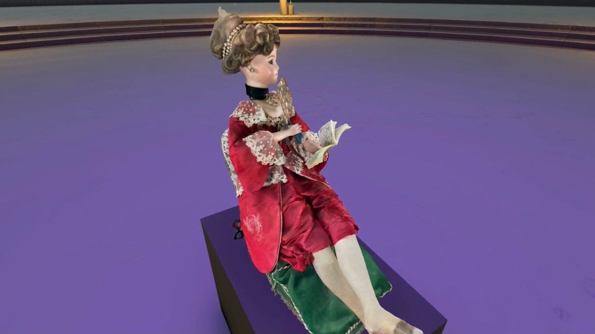 🧵(2/4) Y, sobre todo, ha sido un privilegio presentar los #GemelosDigitales de nuestros #autómatas, un proyecto que aúna innovación tecnológica y preservación del patrimonio devolviendo la "vida" a tan magníficas como singulares obras de arte.