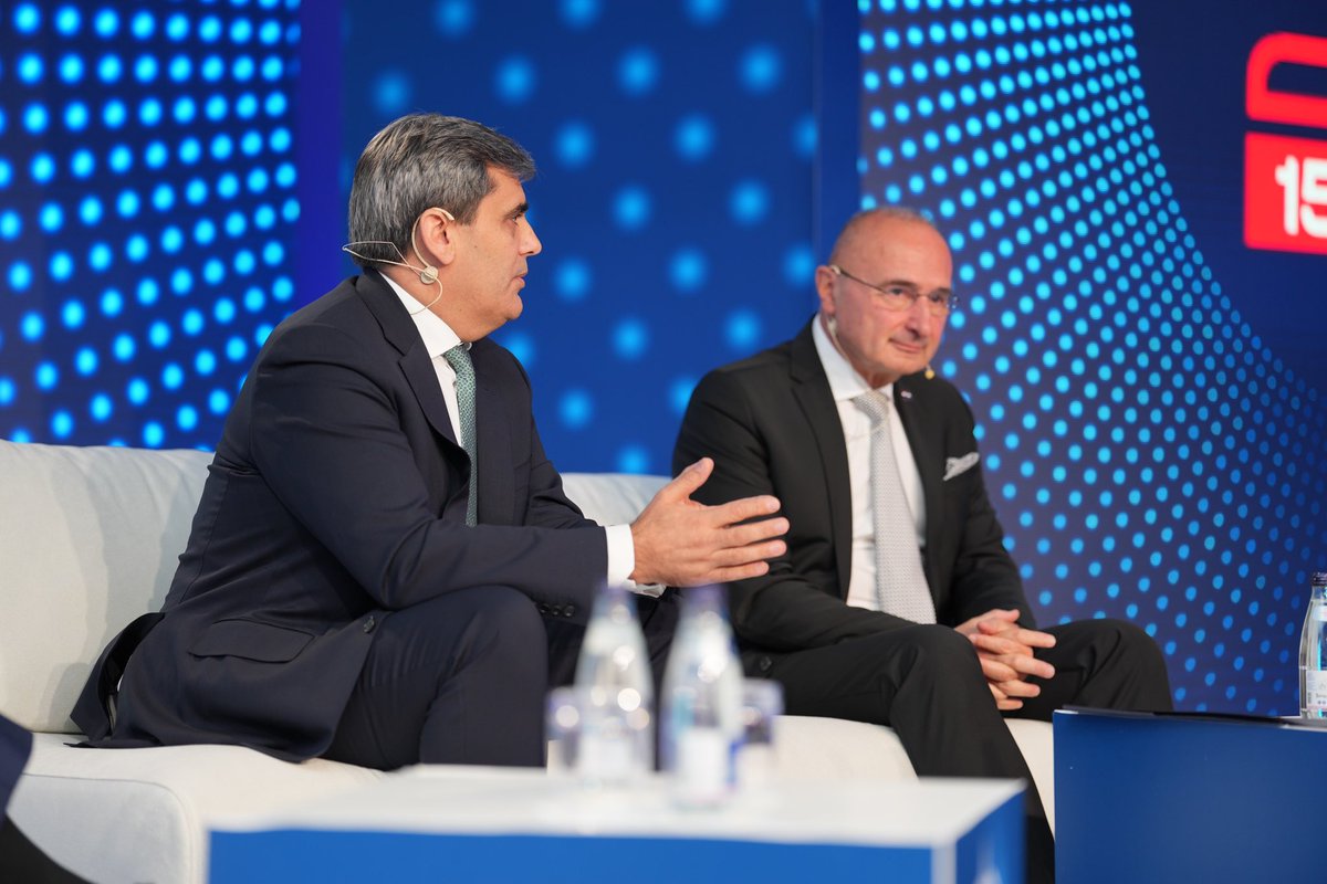 MFA_MNE's tweet photo. At the 15th #2BSForum @acm_ascg, DPM & FM Ibrahimović underlined ⤵️

🔹 #EU🇪🇺 membership – 🇲🇪’s strategic imperative and long-term guarantee of stability & prosperity
🔹 Enlargement as a geopolitical necessity and security investment
🔹 Regional cooperation and resilience - key safeguards against external threats

🤝 With 🇭🇷 FM @grlicradman, reaffirmed commitment to reconciliation and paying tribute to victims of retrograde ideologies.