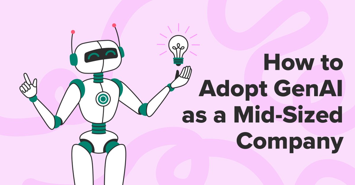 Brafton's tweet image. Thinking about adopting generative AI? For mid-sized companies, success lies in ethics, focus and smart scaling. Learn how to do it right: bit.ly/4nBBseZ

#Brafton #ContentMarketingBlog #GenAi #GenerativeAi