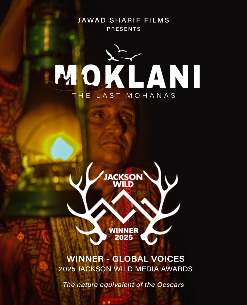 jawad_sharif's tweet photo. Wow.. Wow.. ✨Our film Moklani has become the first-ever Pakistani Feature Film Winner at the 2025 Jackson Wild Media Awards, celebrated worldwide as the “Nature Oscars®.” 🎥🏆 https://t.co/AmBgxYgbHO