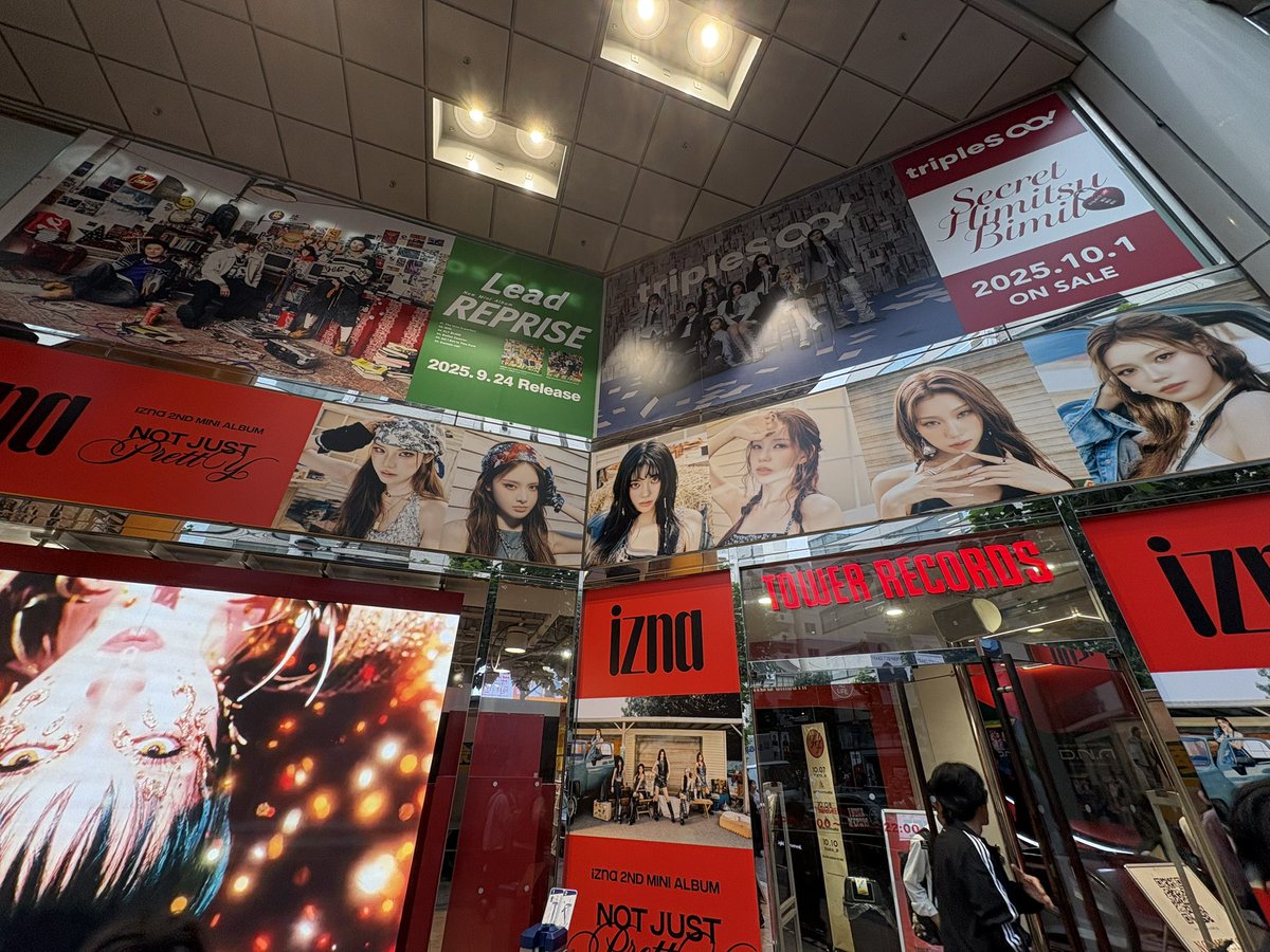 久しぶりのタワレコ渋谷‼️
次は絶対iznaのアルバム買います