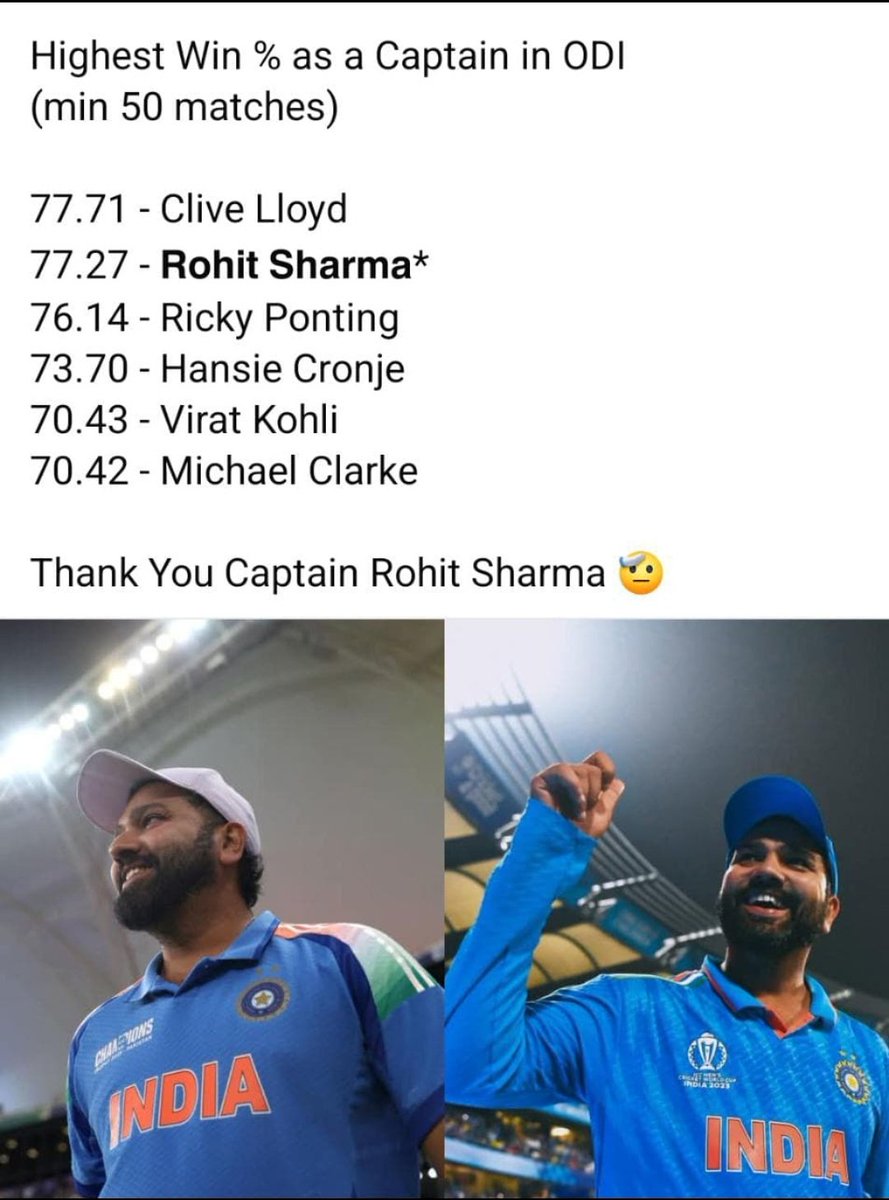 grjaam7's tweet photo. END OF AN ERA 💔

Thank You, Captain Rohit Sharma 🤗

THE HITMAN. THE CAPTAIN. THE LEGEND... #RohitSharma𓃵

Congratulations Gill for your ODIs captaincy in #INDvsAUS

#RohitSharma https://t.co/jMGXhvovz8