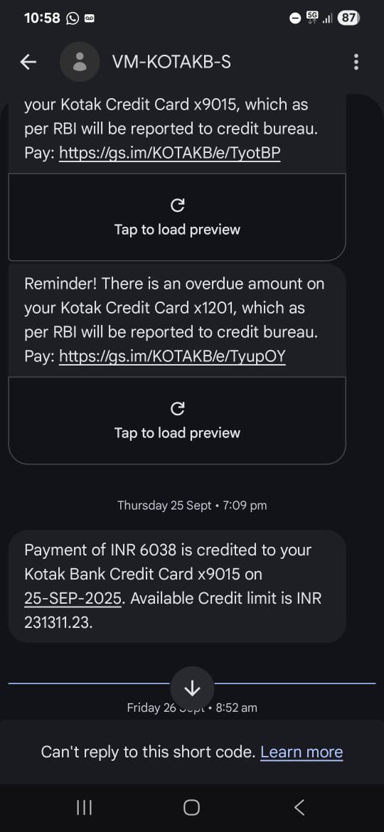 shukl63263's tweet photo. @KotakBankLtd @udaykotak @KotakCares @FinMinIndia I have been charged for unauthorised transactions on my Kotak credit card. Despite raising complaints, no resolution has been provided. This is a clear. @KotakCards @KotakBankLtd @RBI @RBIConsumer
#Fraud #Kotak #ConsumerRights https://t.co/8YfRrV3nyk