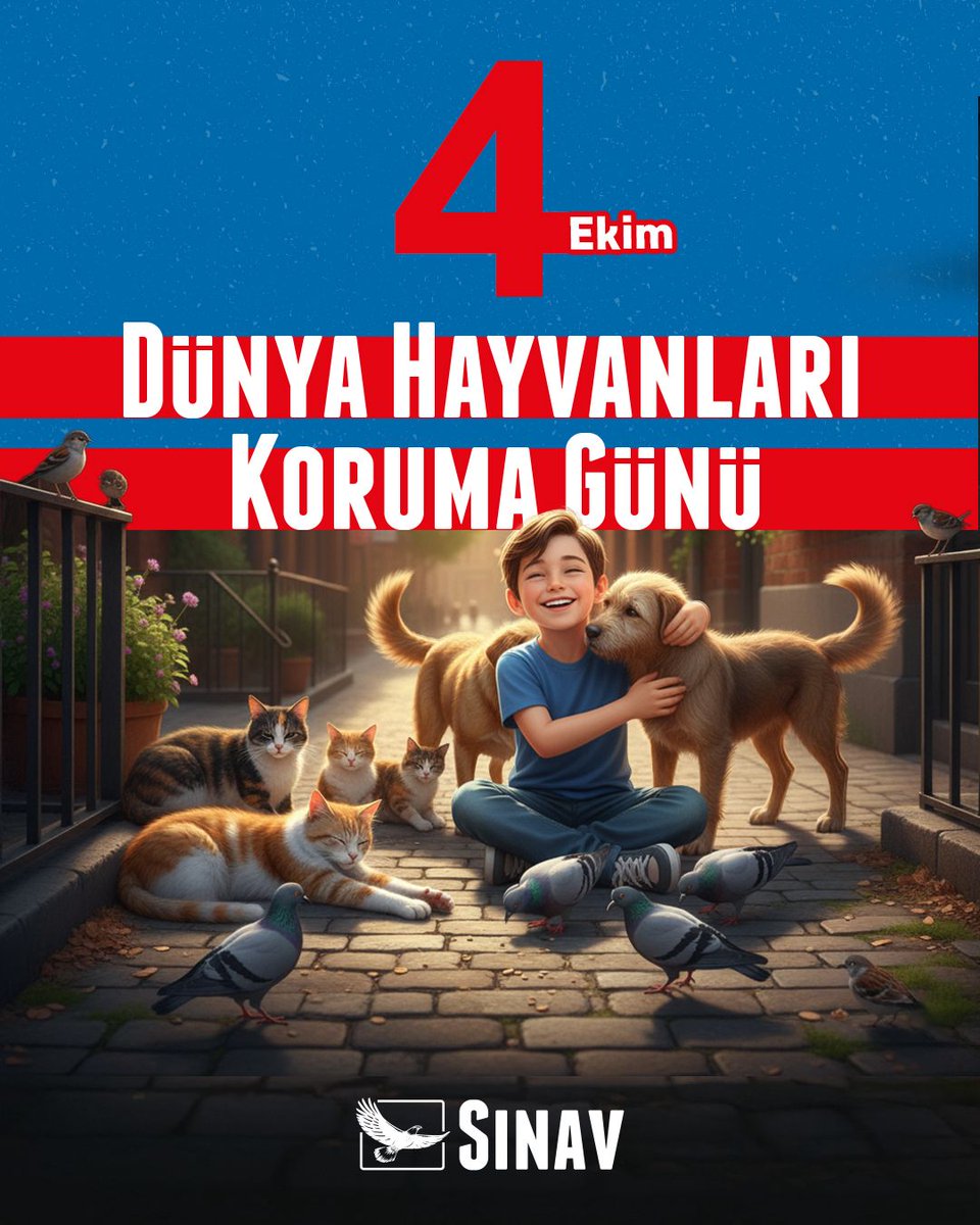 4 Ekim Dünya Hayvanları Koruma Günü, hayvanların haklarına dikkat çekmek, yaşam koşullarını iyileştirmek ve onların doğadaki yerinin önemini vurgulamak amacıyla kutlanmaktadır. 🌍🐾
Dünya hepimizin; hayatı onlarla birlikte paylaşıyoruz. ❤️

#hayvanlarıkorumagünü #hayvansevgisi