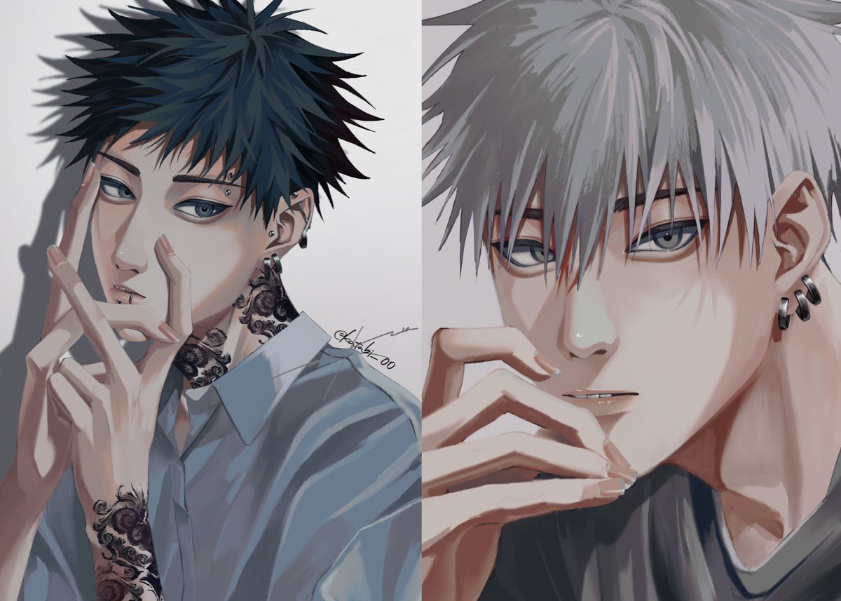 katabi_00's tweet photo. #秋の創作クラスタフォロー祭
#絵描きさんと繋がりたい
#絵柄が好みっていう人にフォローされたい

全反応巡回。ピアスと短髪が好きです。 https://t.co/7bAg9H1Bp3