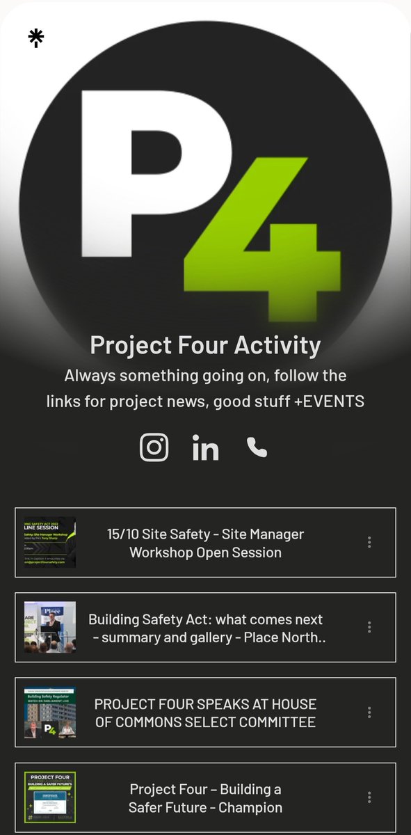 Project Four Building Safety Experts Ltd. tweet media