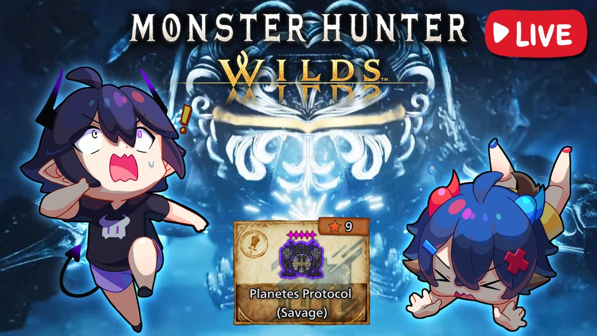 it's been a while since the last time i play some games! 
with oji, runa, and some mhwilds frens >:3 youtu.be/Syi2KjYL394