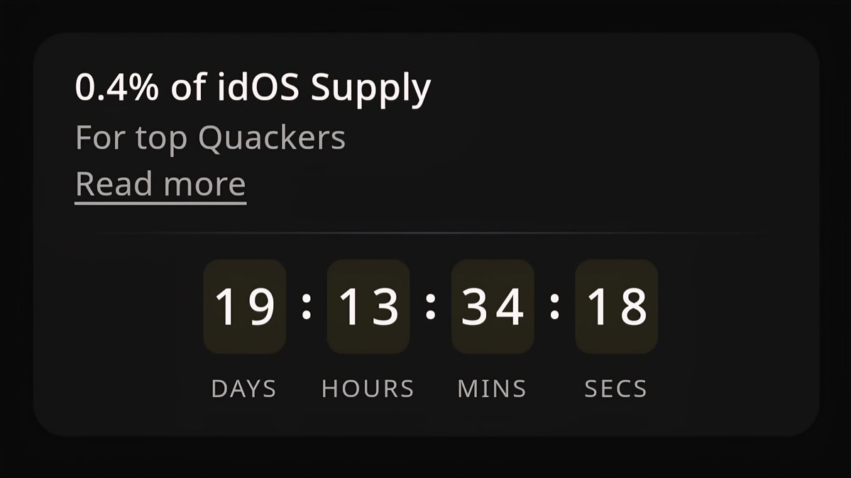 pchidiebere2's tweet image. 19 days left until the end of @idOS_network
Top 500 will share 0.4% of the idOS supply.
But what’s the hope for small accounts to sneak in? 👀
Well, in case you missed out, don’t worry, check out Arbus, $PTAI, $AYIP, and @bionicdao_
There are always new opportunities waiting.
