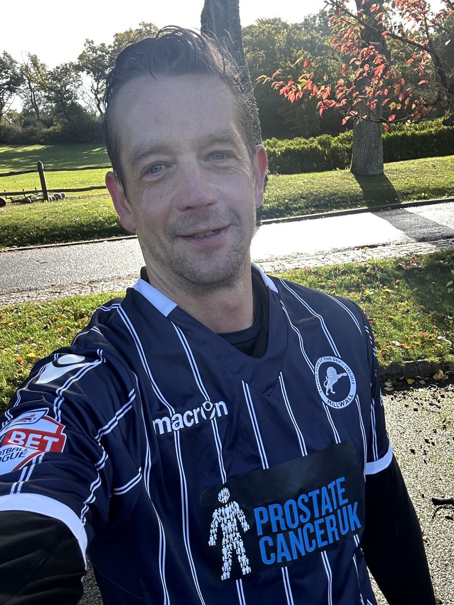Soggy  ☔️ and sunny ☀️ enjoyed that, thanks day four!!⁦<a href="/prostateunited/">Prostate United</a>⁩ ⁦<a href="/ProstateUK/">Prostate Cancer UK</a>⁩ ⁦<a href="/MillwallFC/">Millwall FC</a>⁩ prostateunited.prostatecanceruk.org/fundraising/pa…