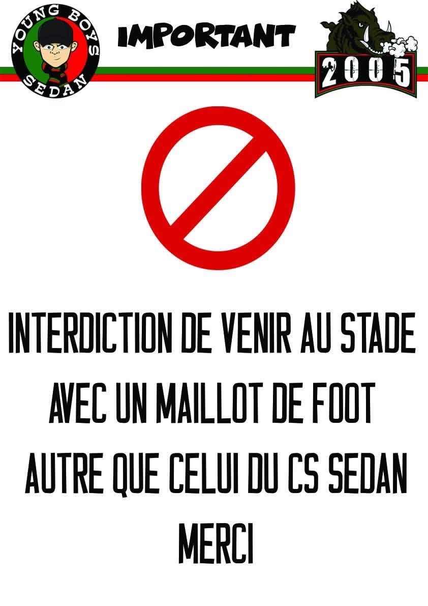 🚨🚨LES YOUNG BOYS METTENT LES POINTS sur les "i" CONCERNANT les MAILLOTS de CLUBS ADVERSES au SEIN de DUGAU’ VIA un COMMUNIQUÉ : 

« Depuis la fin de la saison dernière, on voit de plus en plus de maillots de clubs extérieurs (Paris, Marseille, Barça...) dans nos tribunes.