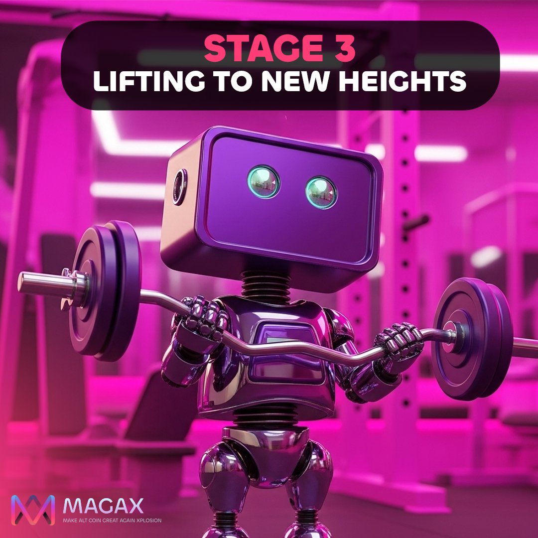 moonshotmagax's tweet photo. ๐ค Robotโs powering up for Stage 3! ๐ฅ
๐ธ Presale is LIVE NOW - time to HODL your weight in MAGAX. ๐๏ธโโ๏ธ
โก๏ธ Stage 3 is lifting off like never before. ๐
Get in or get left behind! ๐ฅ
Visit - https://t.co/PWPhoJcEx9
Telegram - https://t.co/4inqw49dBX
#MAGAX #Stage3LIVE #CryptoHustle