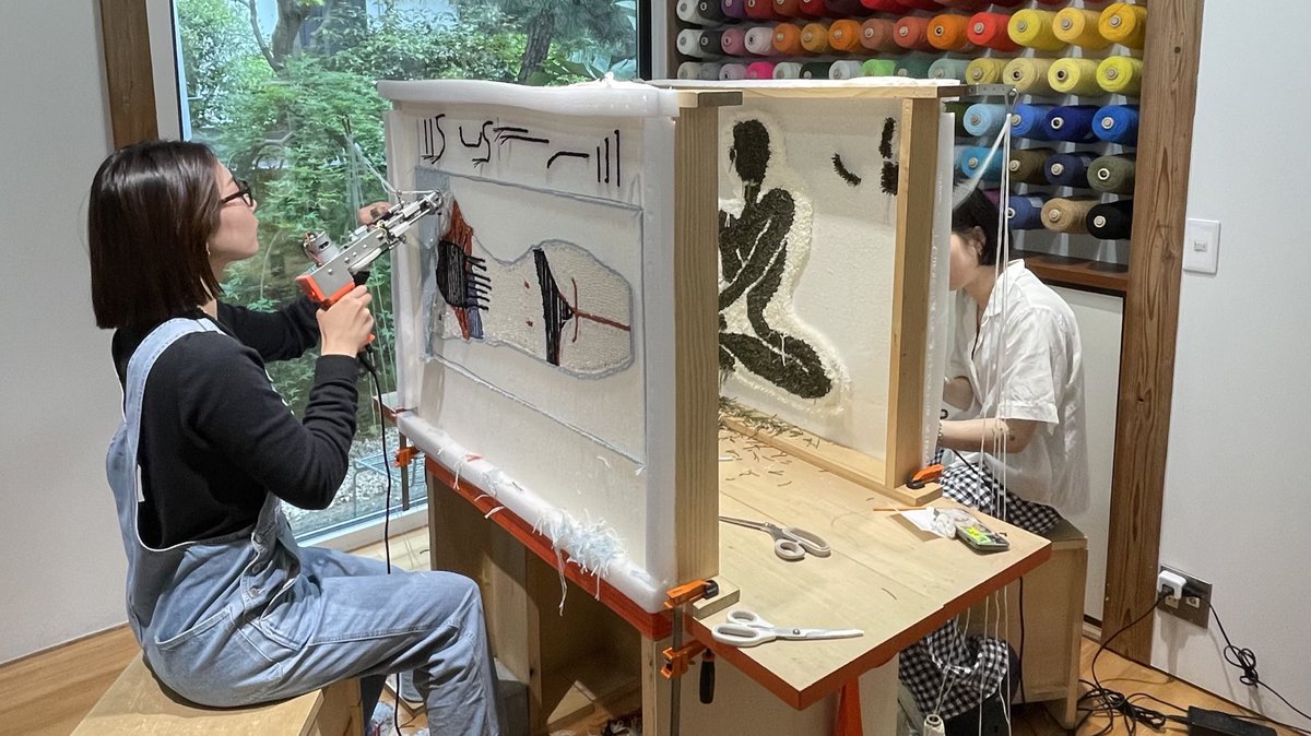 tufting studio KEKE(ケケ) | ラグ作り | タフティング (@keke_rug