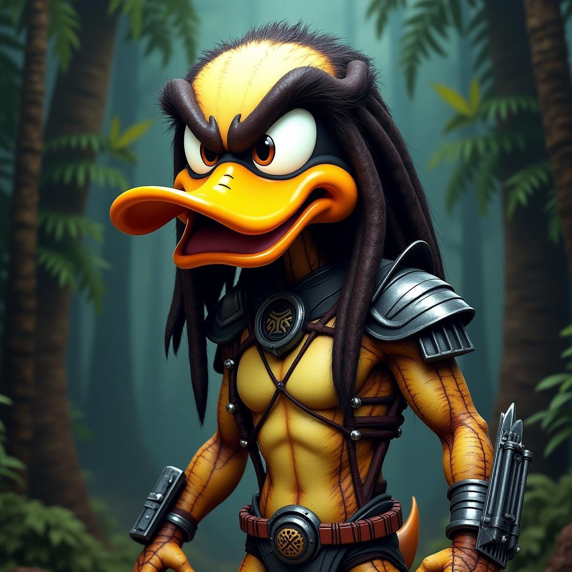 LakesFurniture's tweet photo. Duck Predator AI Art: T-Shirt Mug Bag Design (Digital Download) https://t.co/QN06OdYftB #gifts #lakedistrict #tshirtdesign #aiwallart #CartoonWallArt https://t.co/LPCAciZFlN