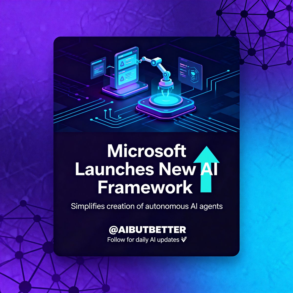 aibutbetter's tweet image. 🚨 Microsoft launches new AI framework!

Preview release for .NET and Python makes AI agent creation simple 👇

#AI #MicrosoftAI #AgentFramework #AINews