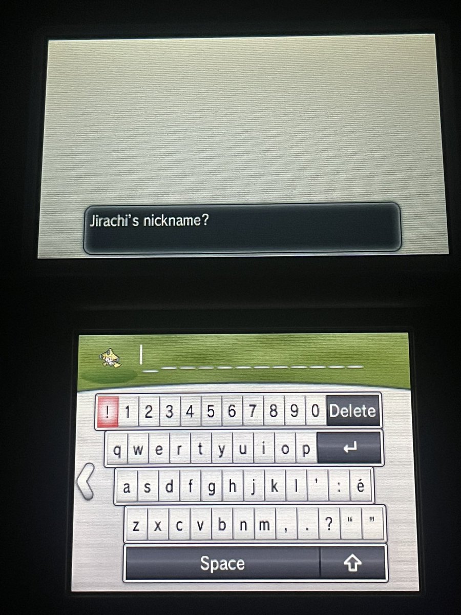 お久しぶりです
XYでID調整に成功しました
WISHMKRジラーチのIDです
NN変更できることも確認できました
ぼんじりさんの6genTIDSearchを使用して手動で行ったのですが、目押し苦手なので成功するまでに1週間以上かかりました…