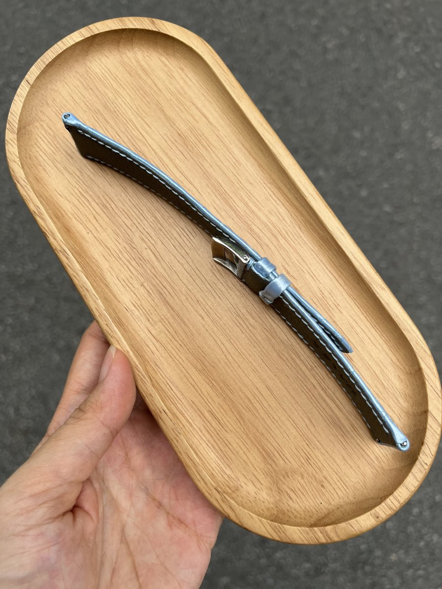 Alligator Leather Strap (FOLDED EDGE) #Hanoi #USA #Singapore #HongKong