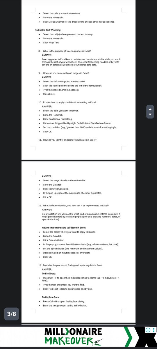 A_FEX19's tweet image. GM
Here is my second assignment on DATA ANALYTICS as a student of @PercorsoTech that I am. We had a class on how to use Microsoft Excel and my teacher @PamellaIshiwu really did a good job in the class.
Grateful to @ProsperoApril for this opportunity.
#PercorsoTech ##DataAnalytics