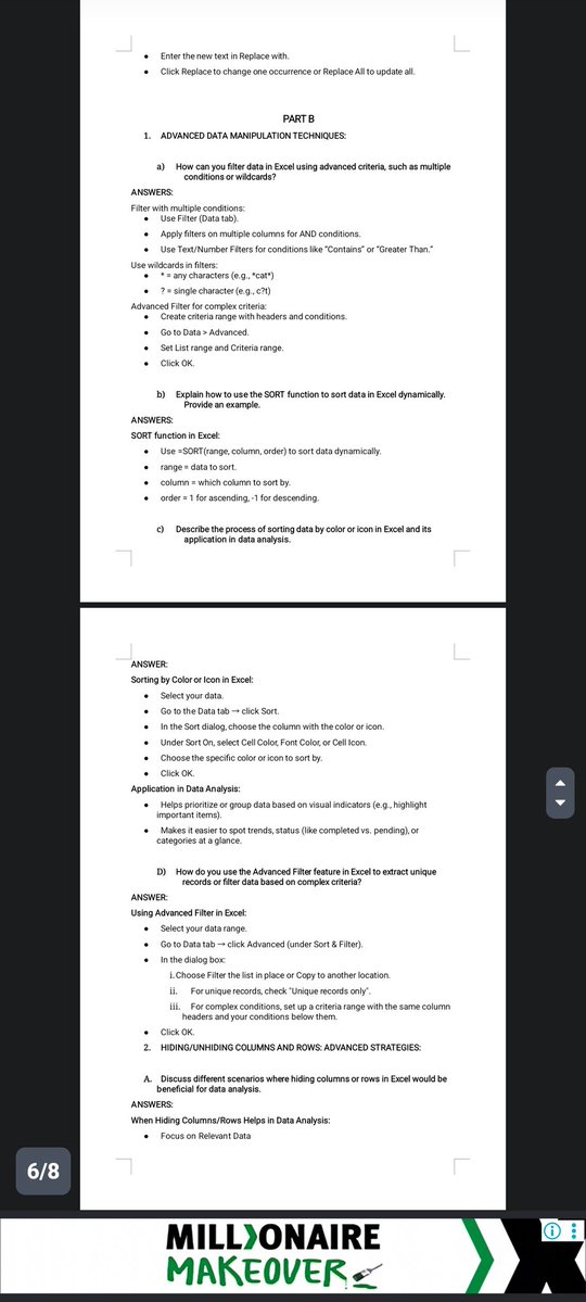 A_FEX19's tweet image. GM
Here is my second assignment on DATA ANALYTICS as a student of @PercorsoTech that I am. We had a class on how to use Microsoft Excel and my teacher @PamellaIshiwu really did a good job in the class.
Grateful to @ProsperoApril for this opportunity.
#PercorsoTech ##DataAnalytics