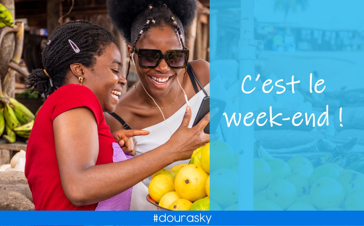 Dourasky's tweet image. C&apos;est parti pour le week-end 🕺💃
Faîtes le plein d&apos;énergie dans la bonne compagnie 👩‍❤️‍👨

#dourasky #communitymanager #contentcreator#reseauxsociaux #Ségoupaw #Malimaigacom