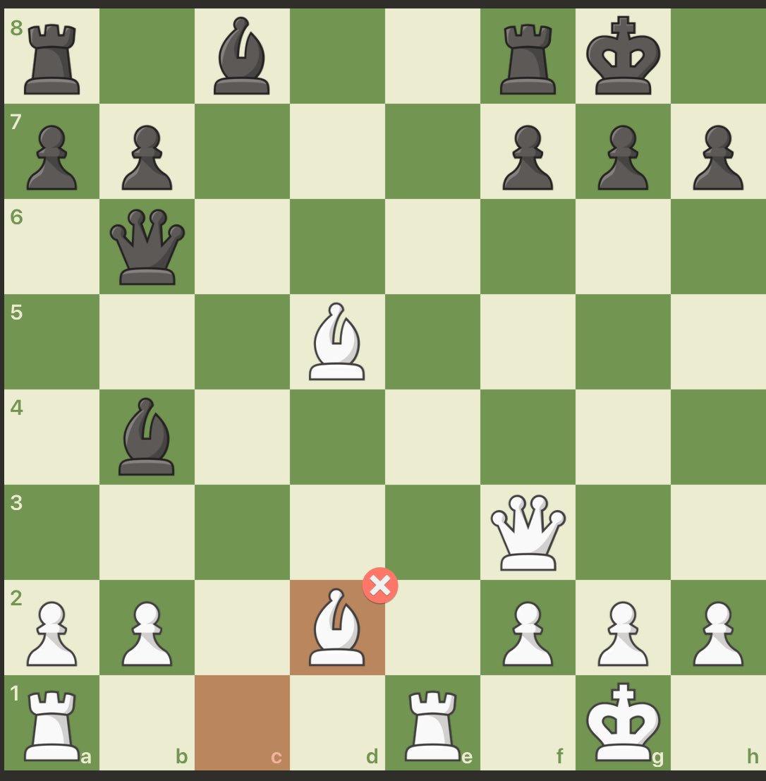 chessmensch's tweet image. Landed the perfect trap for online blitz. Opponent must have thought I mouse slipped the bishop on the way to e3. What happened after Bxd2??