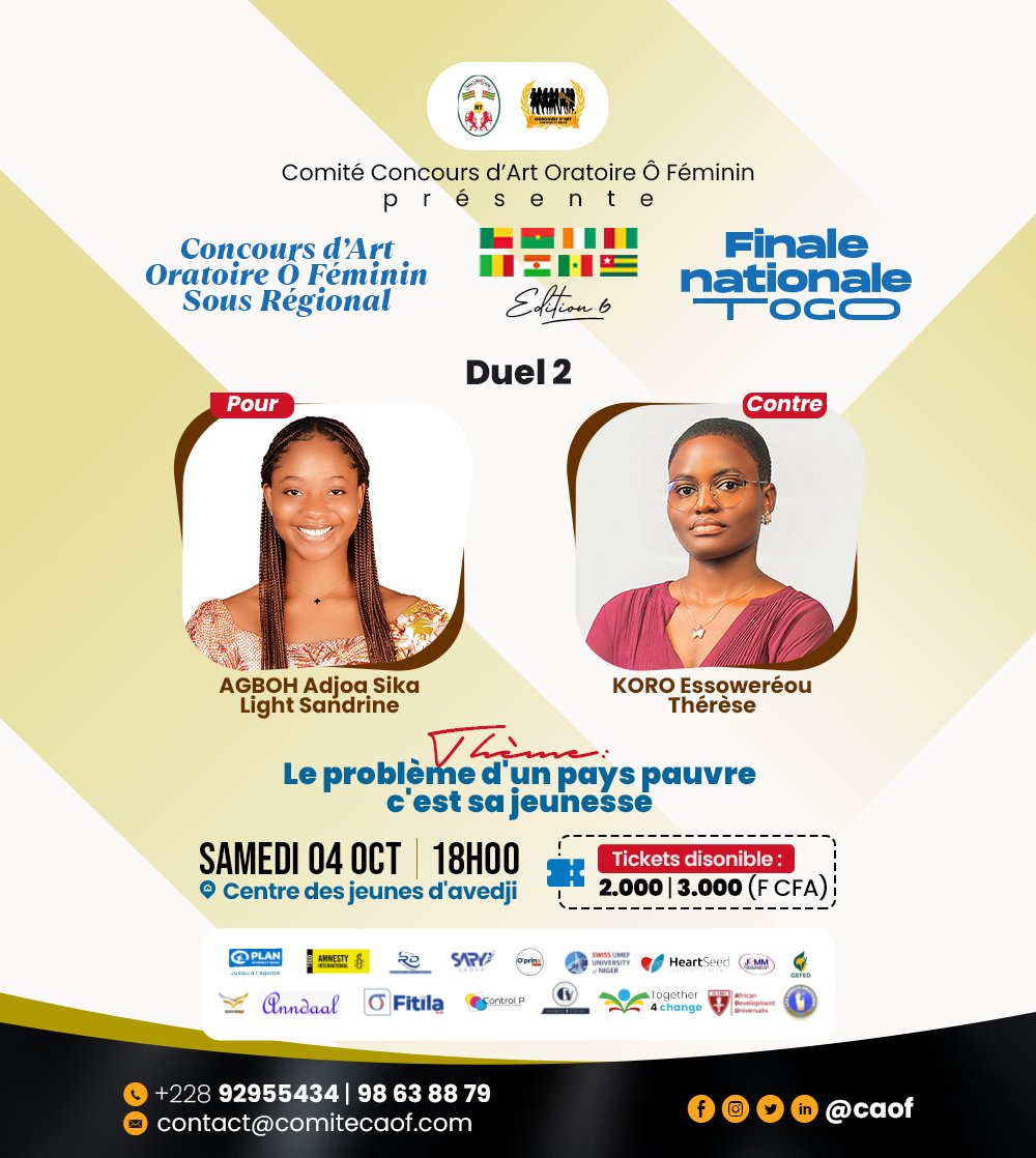 Concours d'Art Oratoire Ô Féminin tweet media