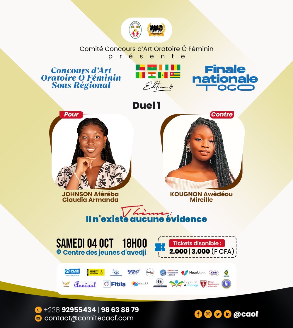 Concours d'Art Oratoire Ô Féminin tweet media