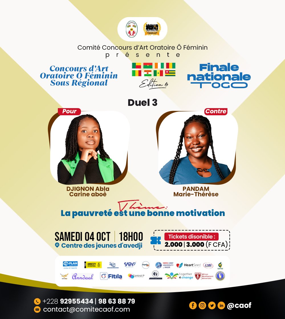 Concours d'Art Oratoire Ô Féminin tweet media