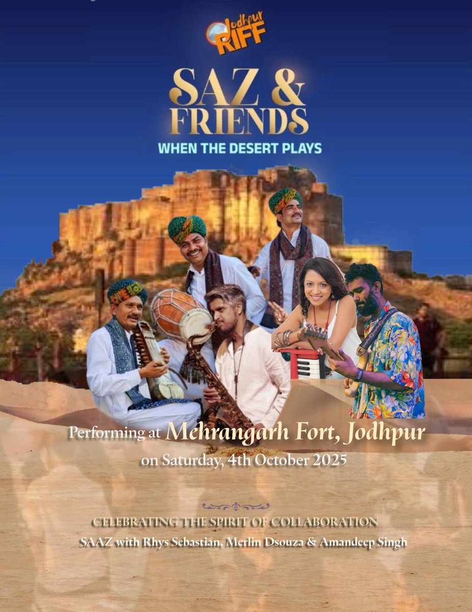 As we scale the iconic fort yet again  for the Maharaja and our  audiences , RIFF comes alive. Thank you Divya Bhatia and team ! 
Can't wait to rent the moonlight air with festive global  strains.Jazz blues meets tradition 
@maharaja <a href="/incredibleindia/">Incredible!ndia</a> <a href="/ShelarAshish/">Adv. Ashish Shelar - ॲड. आशिष शेलार</a> <a href="/mahindrablues/">Mahindra Blues</a>