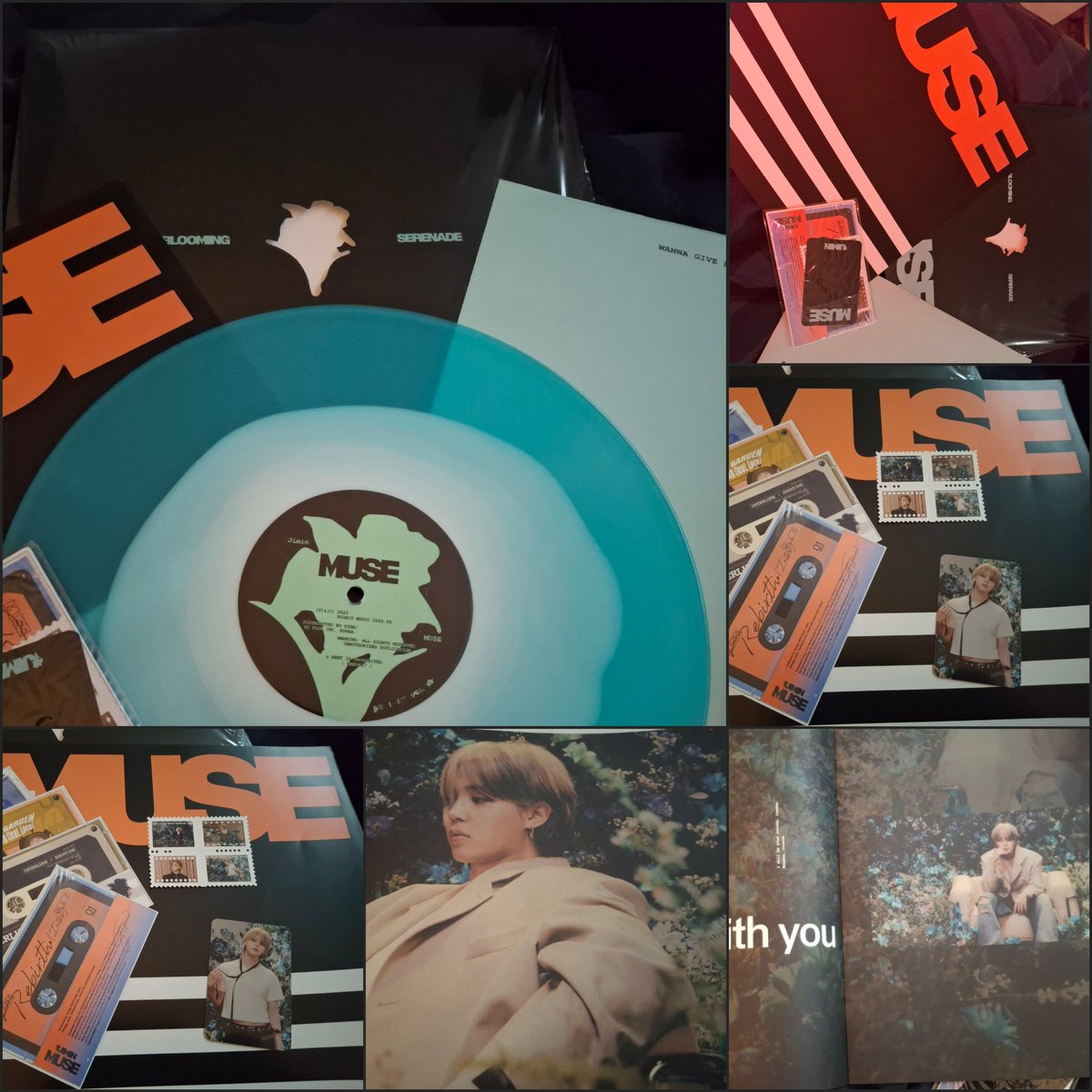 NJM5500's tweet image. My #Muse came home at last! And he us do beautiful 😍 💖😍🥰 love him... it&apos;s so beautiful 
#Jimin_MUSE